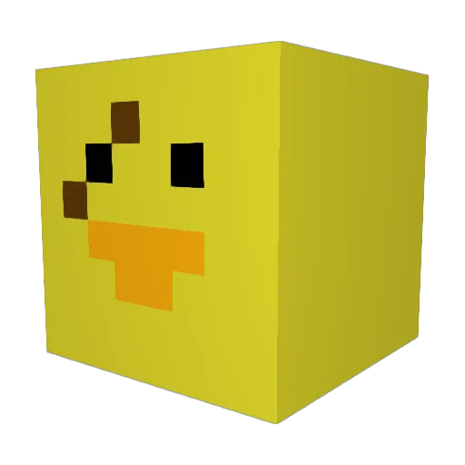 Dream53747 Minecraft avatar head, 3D render