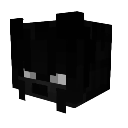 DreamChronicles Minecraft avatar head, 3D render