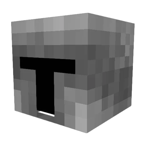 DreamChungus Minecraft avatar head, 3D render