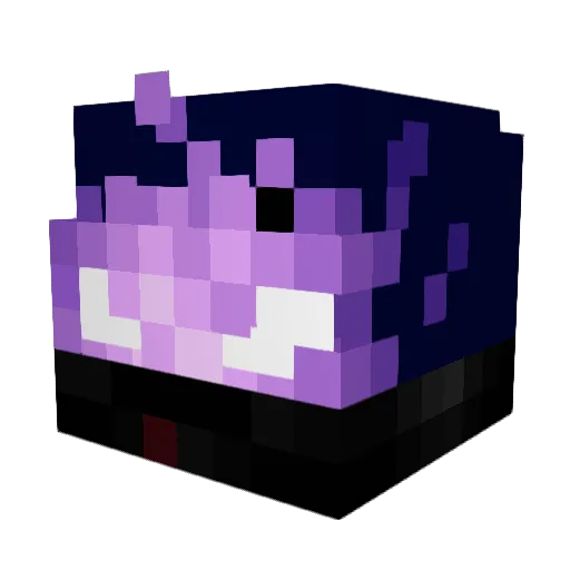 DreamDylan2008 Minecraft avatar head, 3D render