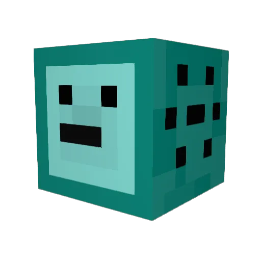 DreamEater69 Minecraft avatar head, 3D render