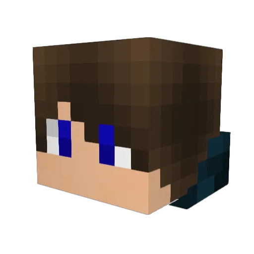 DreamEmpire101 Minecraft avatar head, 3D render