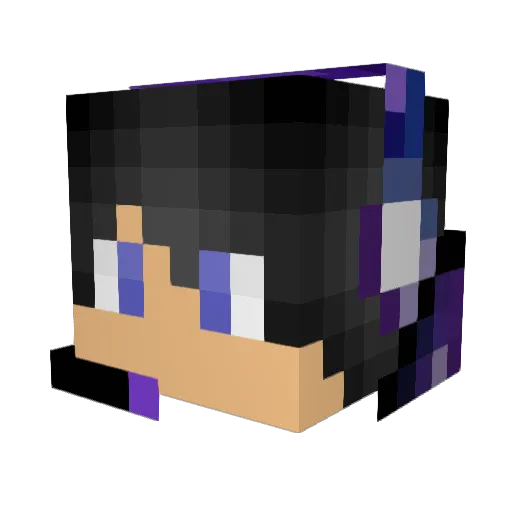 DreamGirl88 Minecraft avatar head, 3D render