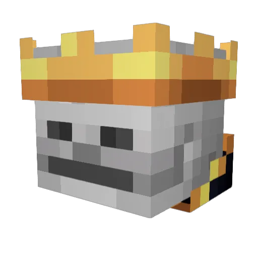 DreamLeo_ Minecraft avatar head, 3D render