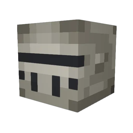 DreamTaxi Minecraft avatar head, 3D render