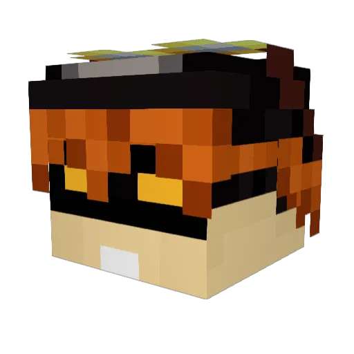 DreamTeamSoul Minecraft avatar head, 3D render