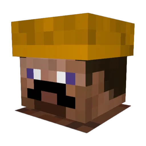 DreamYT_GG Minecraft avatar head, 3D render