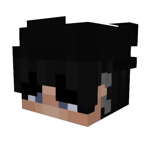 DreamYourDream Minecraft avatar head, 3D render