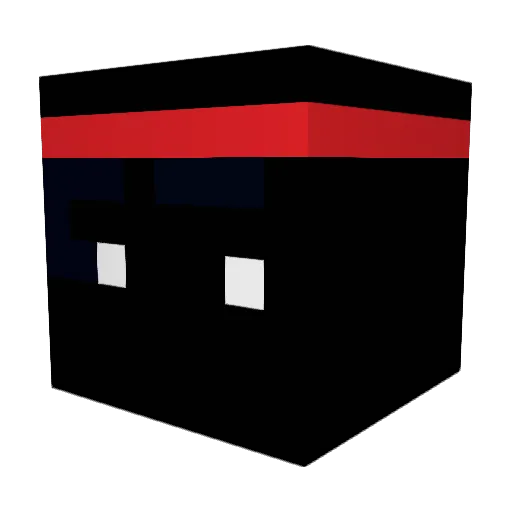 Dream_122 Minecraft avatar head, 3D render