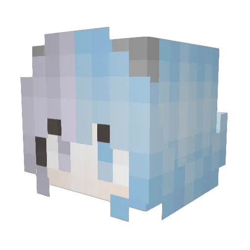 Dream_601 Minecraft avatar head, 3D render