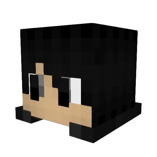 Dream_D3ath Minecraft avatar head, 3D render