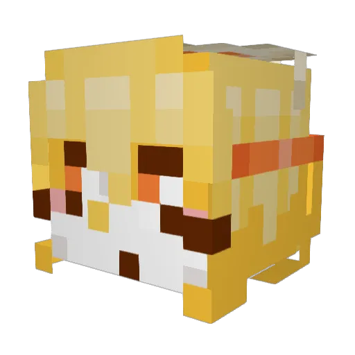 Dream_Diary Minecraft avatar head, 3D render