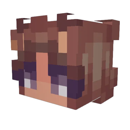 Dream_Treader Minecraft avatar head, 3D render