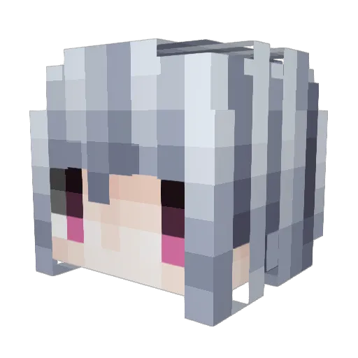 Dream__Rain Minecraft avatar head, 3D render