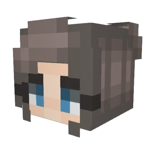 Dreamcatcher0442 Minecraft avatar head, 3D render