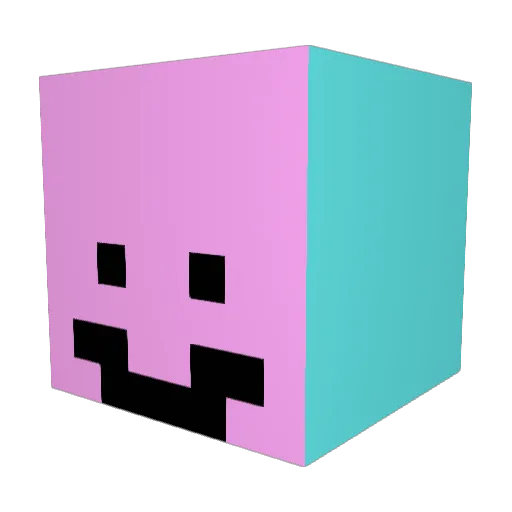 Dreamfall Minecraft avatar head, 3D render