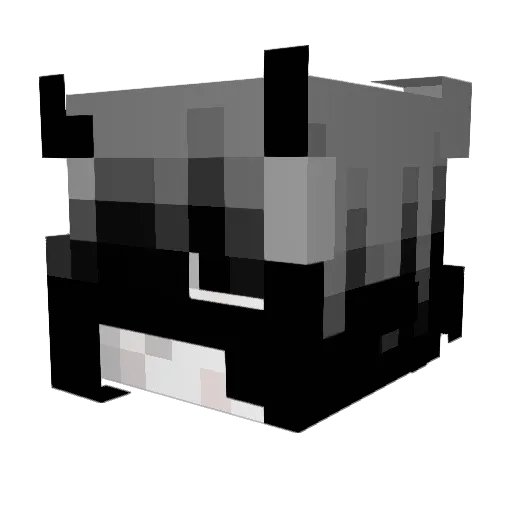 Dreaming02 Minecraft avatar head, 3D render