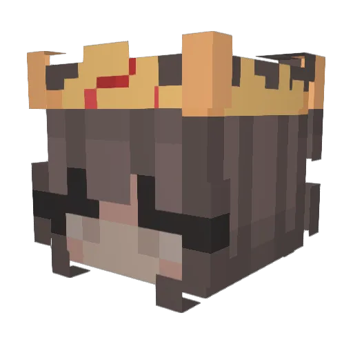 DreamingOhm Minecraft avatar head, 3D render