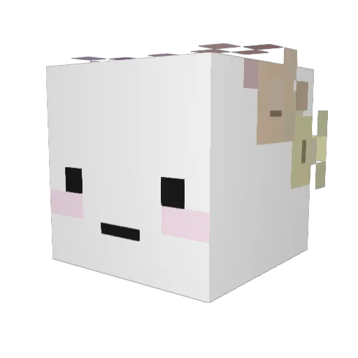 Dreaming_awake Minecraft avatar head, 3D render