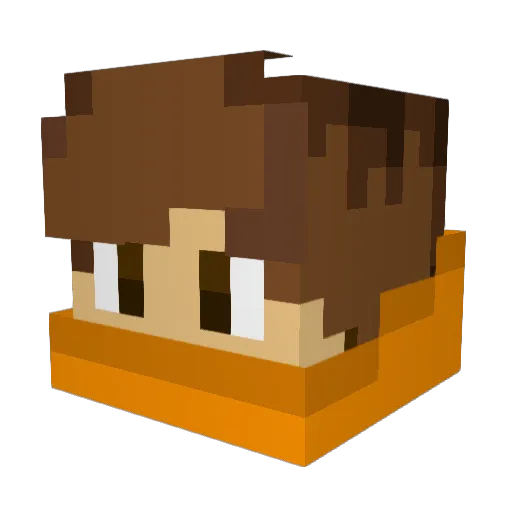 Dreamlord_2006 Minecraft avatar head, 3D render