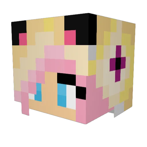 Dreamproject21 Minecraft avatar head, 3D render