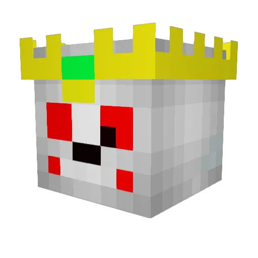 Dreams112 Minecraft avatar head, 3D render