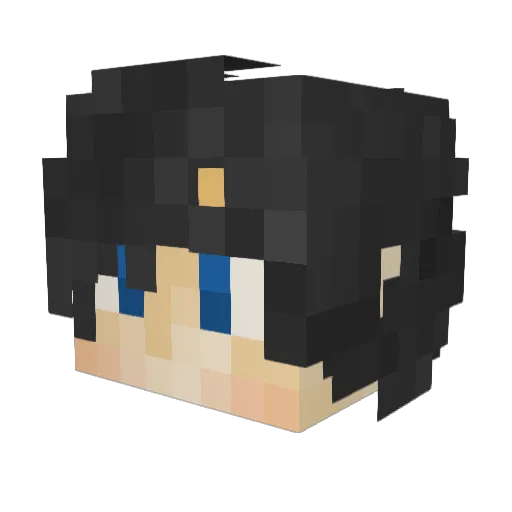DreamsDeductive Minecraft avatar head, 3D render