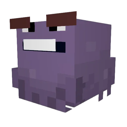 Dreamss Minecraft avatar head, 3D render