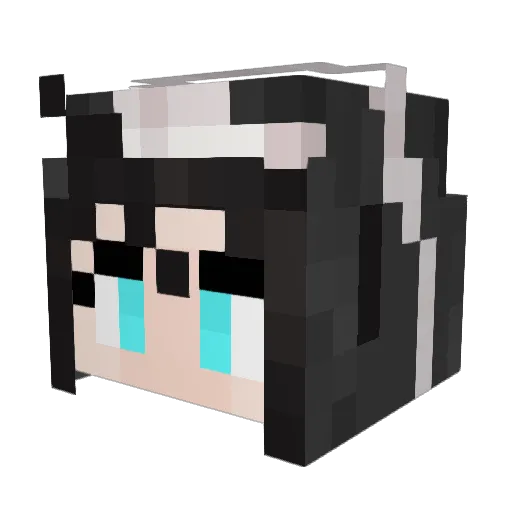 Dreamstone Minecraft avatar head, 3D render