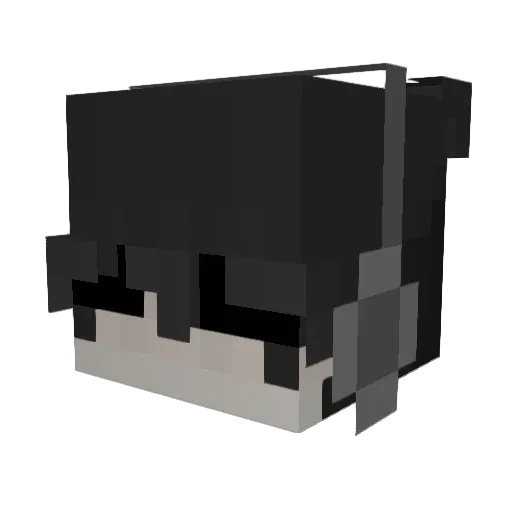DreamyFPS Minecraft avatar head, 3D render