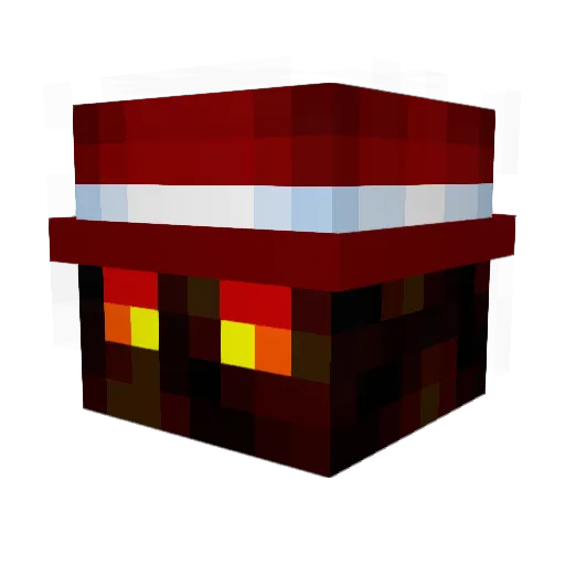 DreamyP Minecraft avatar head, 3D render