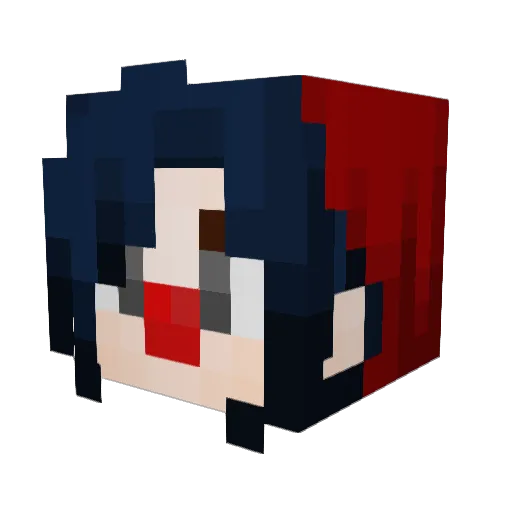 Dreamy_Clown Minecraft avatar head, 3D render