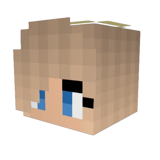 Dreamy_Svea Minecraft avatar head, 3D render