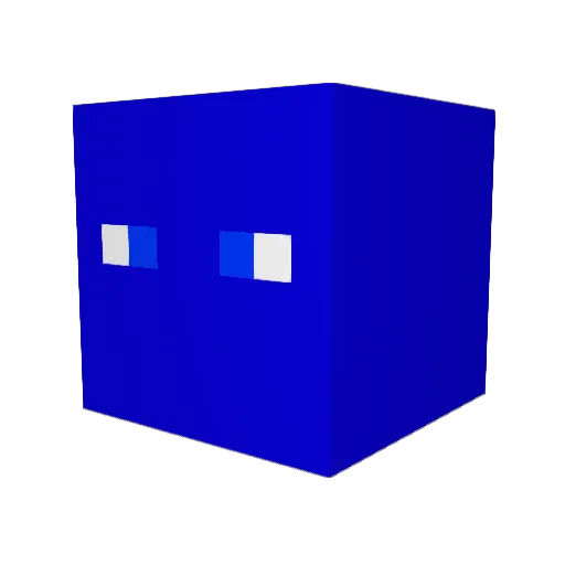DrecksBlockGame Minecraft avatar head, 3D render