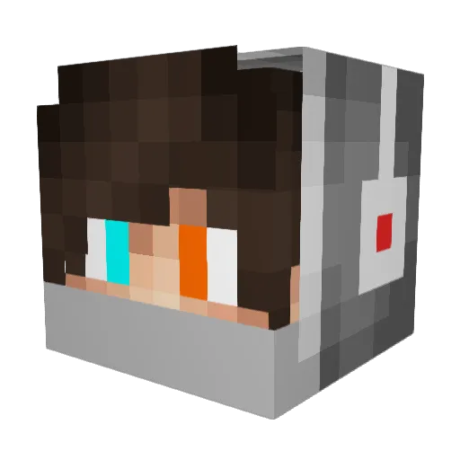 Dredan6454 Minecraft avatar head, 3D render