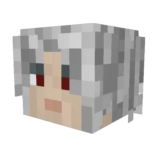 Dredok_ Minecraft avatar head, 3D render