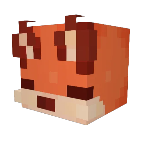 Dreeaminq Minecraft avatar head, 3D render