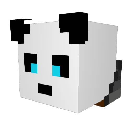Dreeph Minecraft avatar head, 3D render