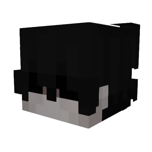 Dreisk Minecraft avatar head, 3D render