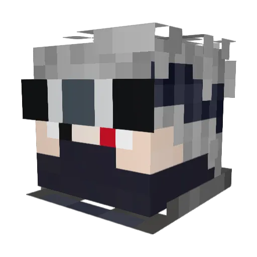 Drekarex Minecraft avatar head, 3D render