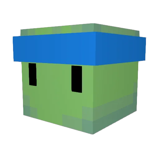 Drekkus Minecraft avatar head, 3D render