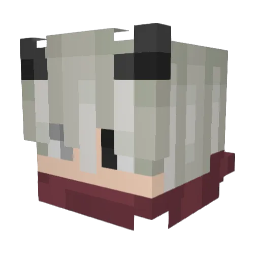 Dremon6 Minecraft avatar head, 3D render