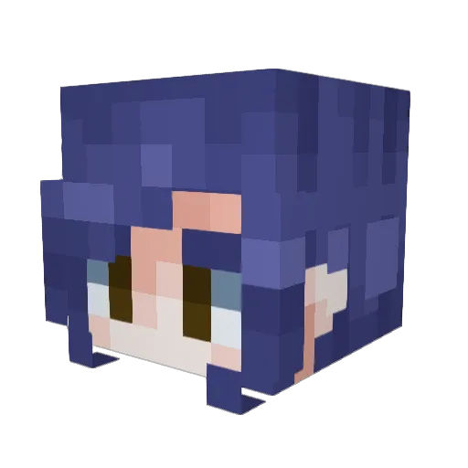 Dremorus Minecraft avatar head, 3D render