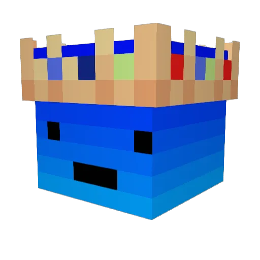 Dremoso Minecraft avatar head, 3D render