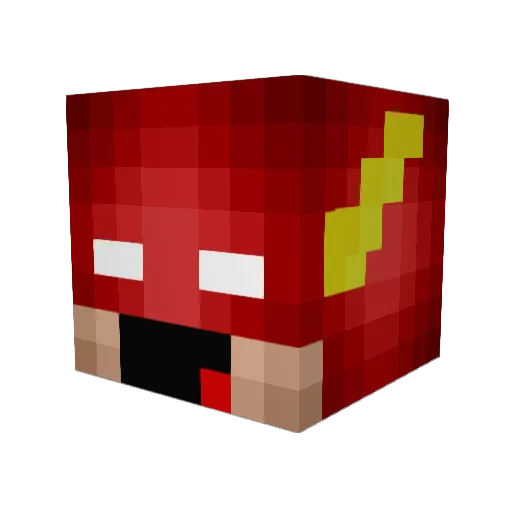 Drenno14 Minecraft avatar head, 3D render