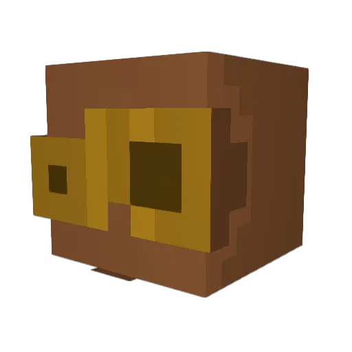 Dreorzen Minecraft avatar head, 3D render