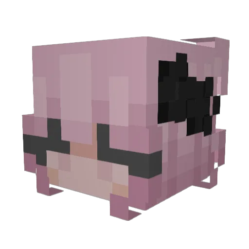 Dresiara2115 Minecraft avatar head, 3D render