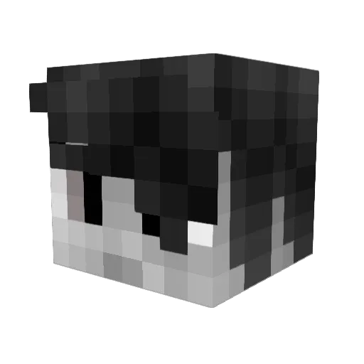 Drevens Minecraft avatar head, 3D render