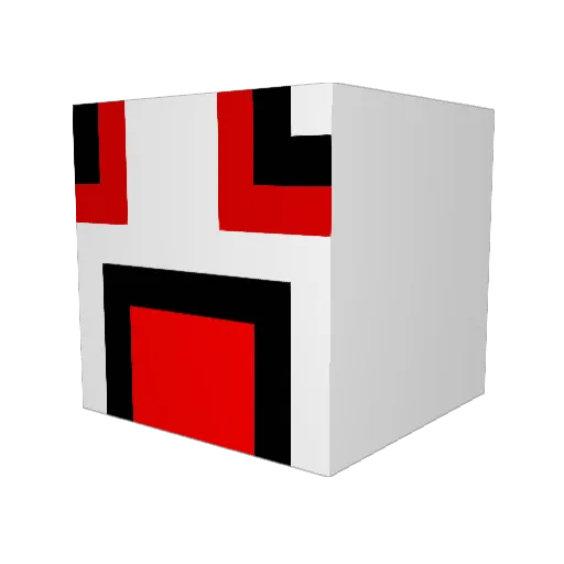 Drew2302 Minecraft avatar head, 3D render