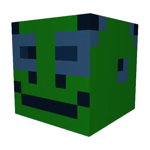 Drew94 Minecraft avatar head, 3D render